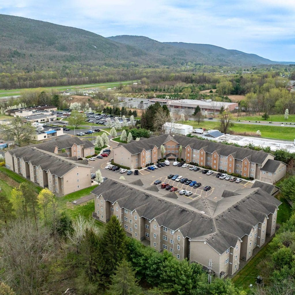 Ellenville NY Senior Housing Aerial View