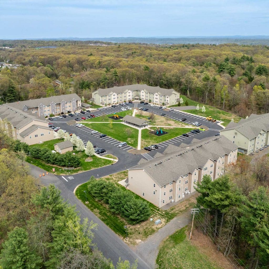 Kingston NY Ulster Gardens Manor Aerial View