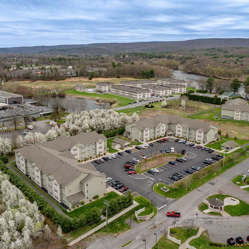 Matamoras PA Westfall Apartments Aerial View