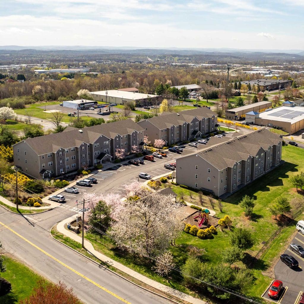 Middletown NY Sunrise Gardens Aerial View