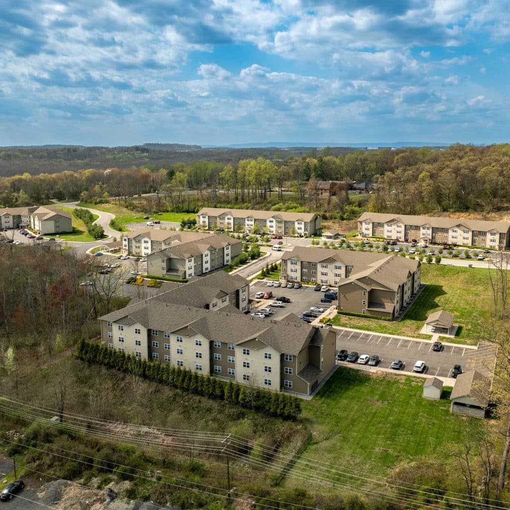 New Windsor NY Temple Hill Manor Exterior Aerial View