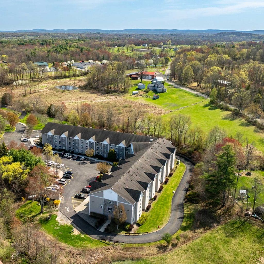 Pine Bush NY Pinecrest Apartments Aerial View